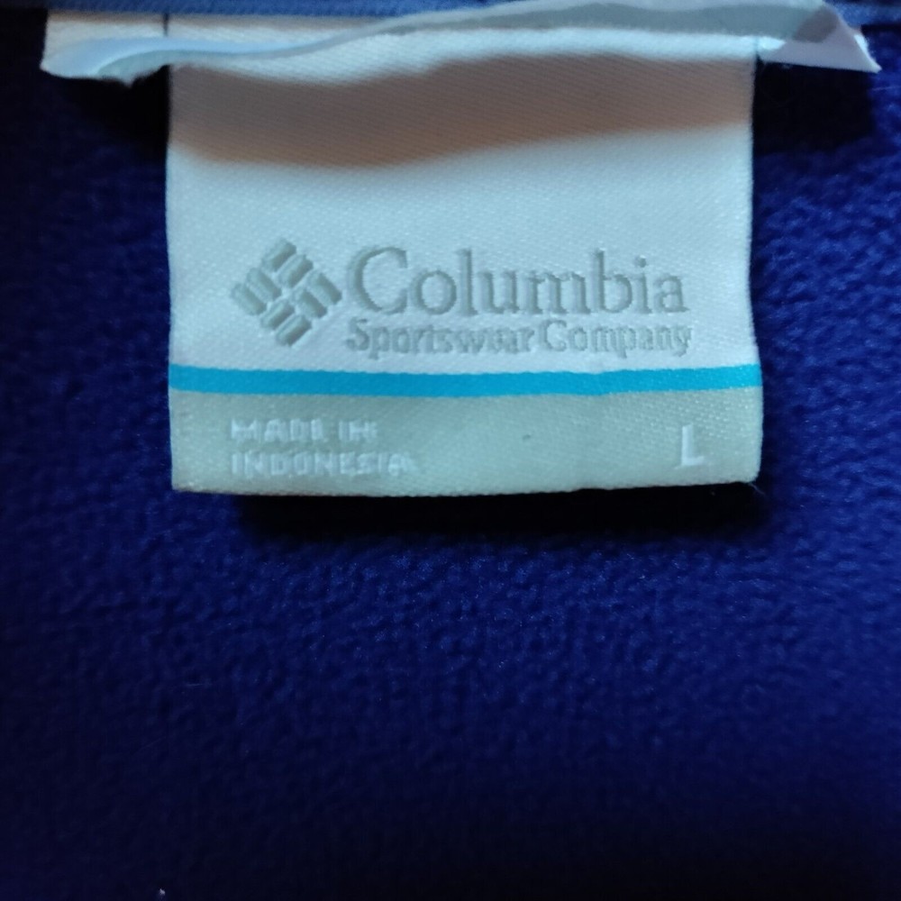 Columbia Full Zip Jacket Women's Blue Size Large - Picture 5 of 11